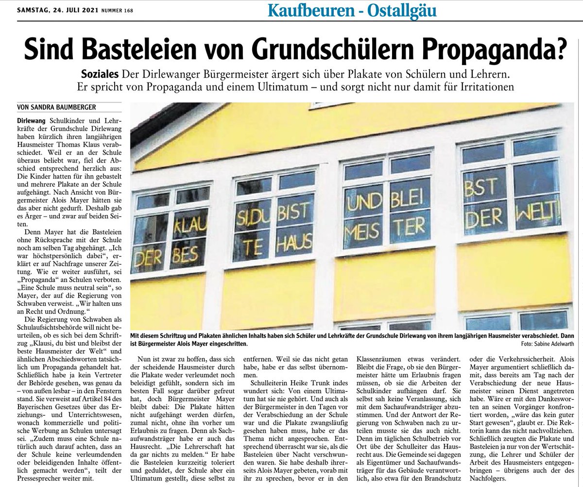 rsmst74's tweet image. Propaganda Aufstand in Bayern. @quer, ⁦@Der_Postillon⁩ und ⁦@extra3⁩ : Das leben kann Satire eben besser wie ihr ….
