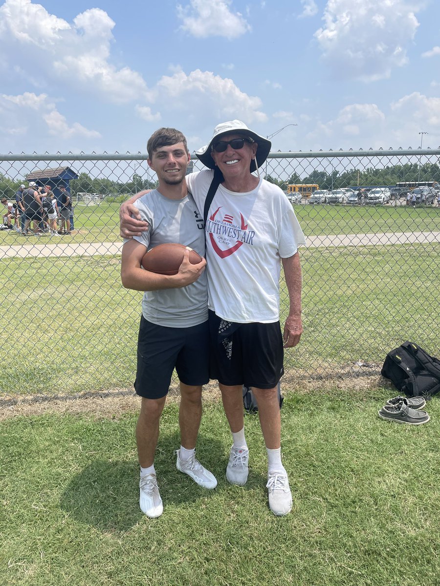 Had a great time yesterday hanging out with a legend, Coach Burk!
