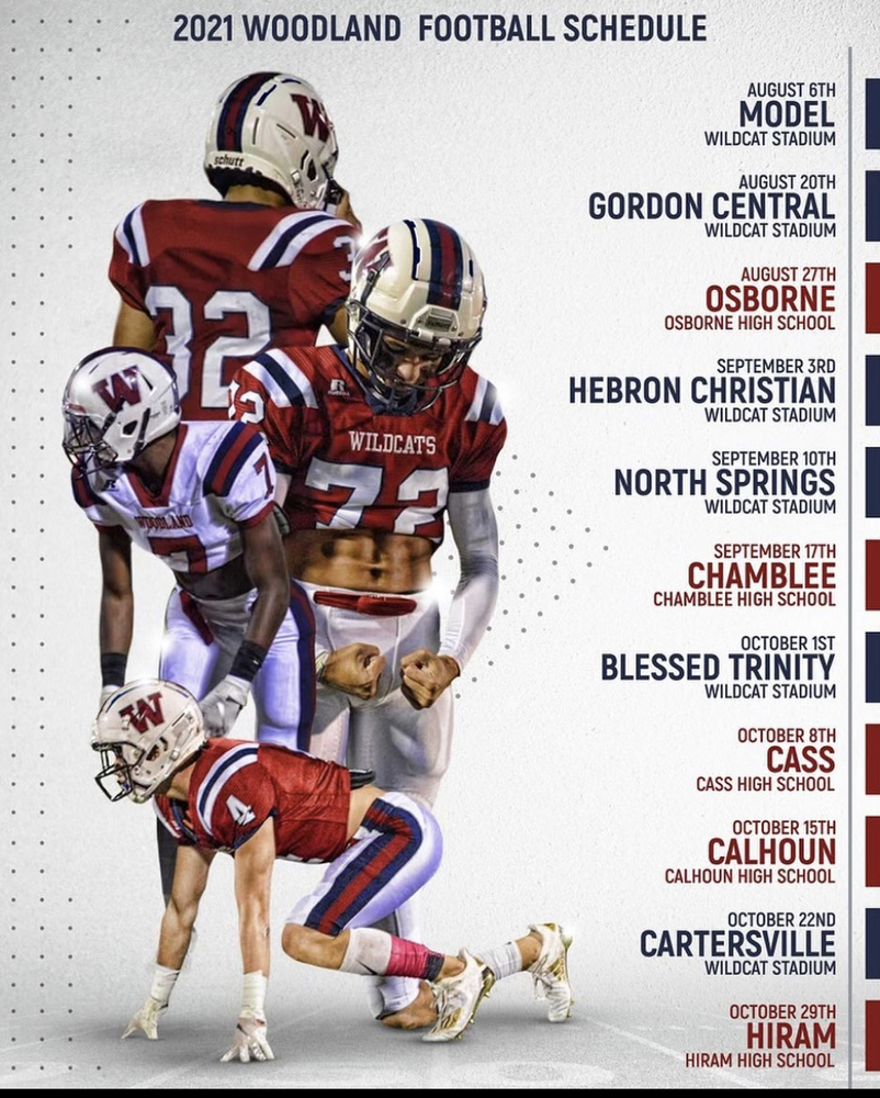 Woodland High School Cartersville Whscartersville Twitter Central High School Football Schedule 2022