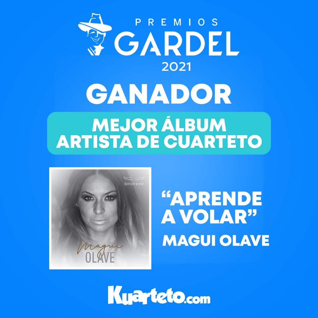 kuarteto's tweet photo. 🏆🥇 PREMIOS GARDEL 2021: MAGUI OLAVE GANÓ EL PREMIO AL "MEJOR ÁLBUM ARTISTA DE CUARTETO" 🏆🥇
👏 ¡Felicitaciones! 👏
.
.
.
.
.
#MaguiOlave #Magui #LaVozFemeninaDelCuarteto #Music #RompeElSilencio #PoneKuarteto #Cordoba #CBA #SomosKuarteto #SentimosKuarteto @MaguiOlaveOK https://t.co/Lfqie3Wu6F