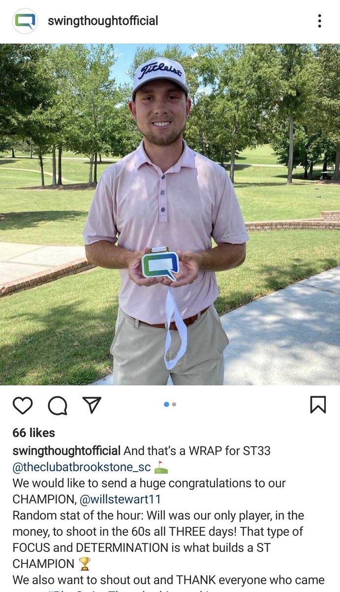 SwingThought's tweet image. Follow us on #Instagram for fun times on and off the ⛳

👀⬇️ Oh + lots of goods on what sets #SwingThought apart as a #GolfPlatform where dev #ProGolfers are at ❤️ of our community, earning for performance and participation on/off course. #TheFutureIsNow

Instagram.com/SwingThoughtOf…