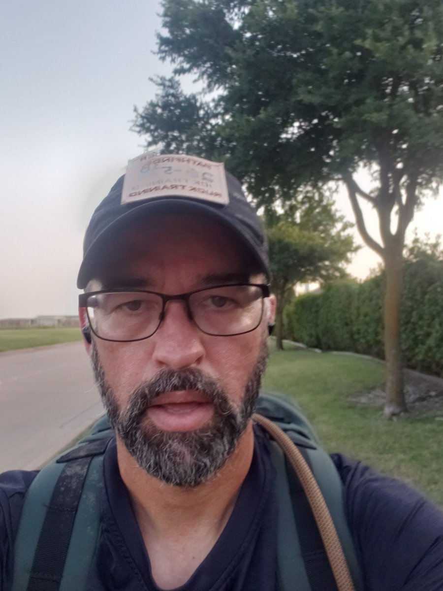 DavidWGear's tweet photo. End of week ruck. If a middle-aged cancer survivor can get it in, so can you. #HealthWellness #CTHT https://t.co/2Wdqts7dTD