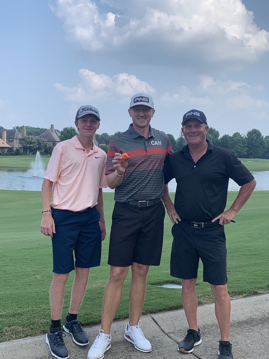 The BW Masters ball is still making rounds with Mackenzie Hughes the latest to hear the story!