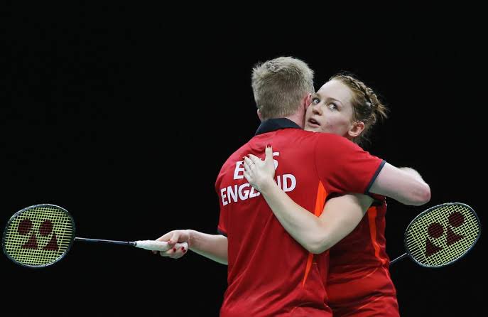 THEY’VE DONE IT 🏸🇬🇧

Win 1 in the bag for British duo <a href="/LaurenE_Smith/">Lauren Smith</a> &amp; <a href="/ellis_marcus111/">Marcus Ellis</a>  21-18, 21-17 against 🇫🇷.

After a challenging build up to the #Olympics that will be a huge boost against strong opponents at #Tokyo2020 #BBCOlympics