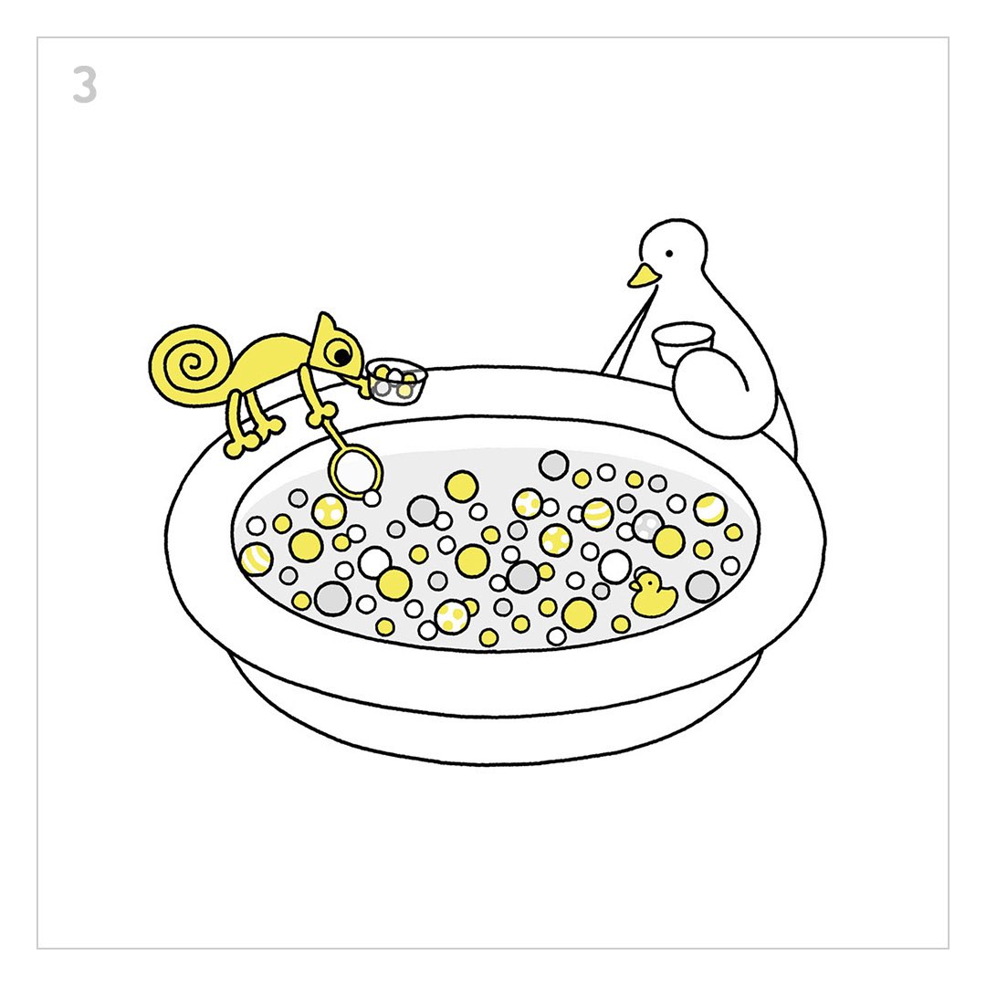 スーパーボールすくい アヒルライフ イラスト 過去作品 Ahiru Life アヒルライフのイラスト