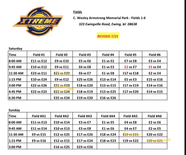 TopGunEliteSB1's tweet photo. Top Gun Elite is playing in the Xtreme showcase this weekend in Ewing NJ. Field 2 all day Saturday 11:30, 3, 4:45. Sunday 11:30 Field 5 and 1:15 Field 6 https://t.co/08xA5Yir8s