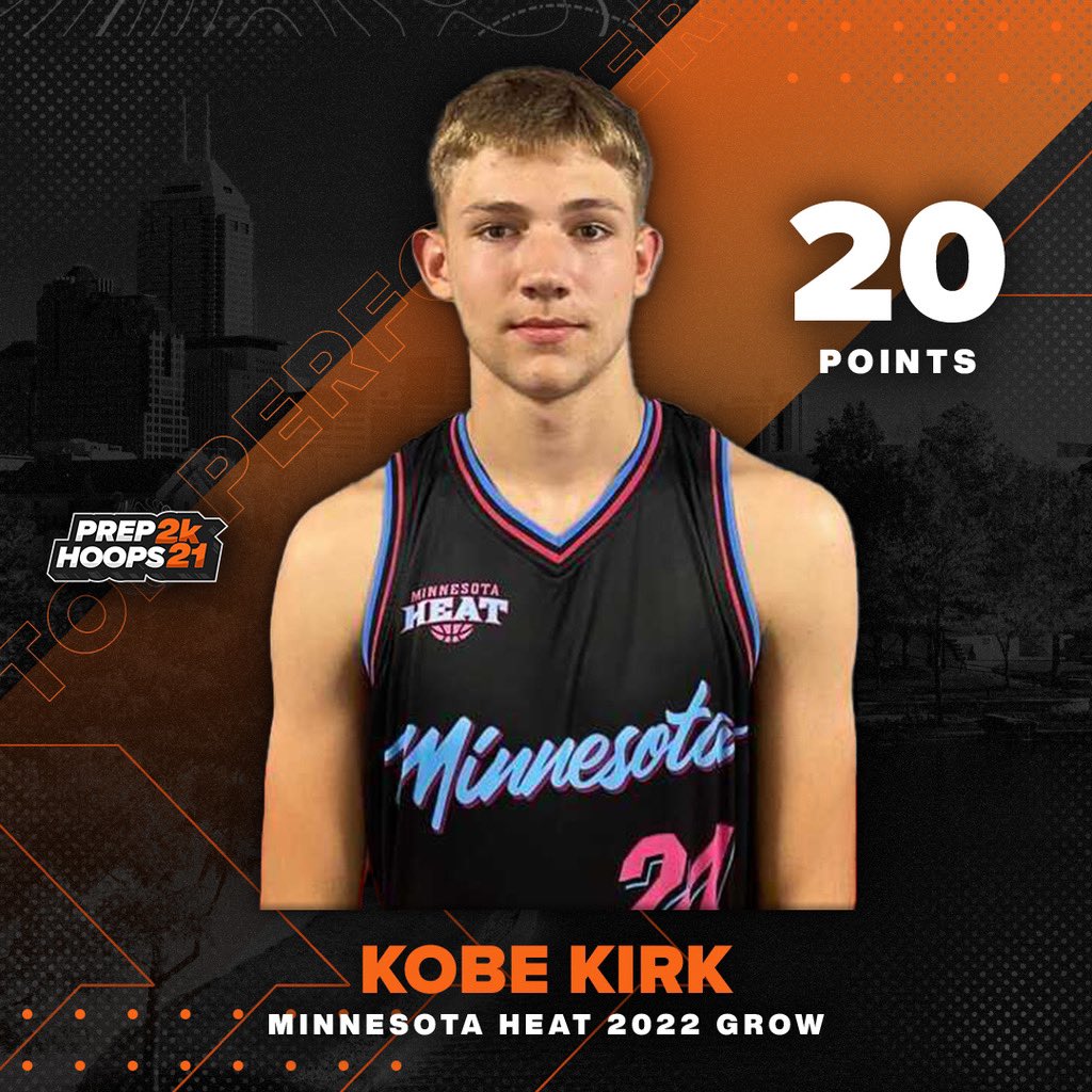 PHCircuit's tweet photo. T O P   P E R F O R M E R ✔️

These two Minnesota Heat standouts were checking all the boxes for their teams tonight! 

📍 #PrepHoops2K21
🏀 @MinnesotaHeat @HeatGrow 
⭐️ @KobeKirk1 @dwheels23 https://t.co/KqktcO1GWE