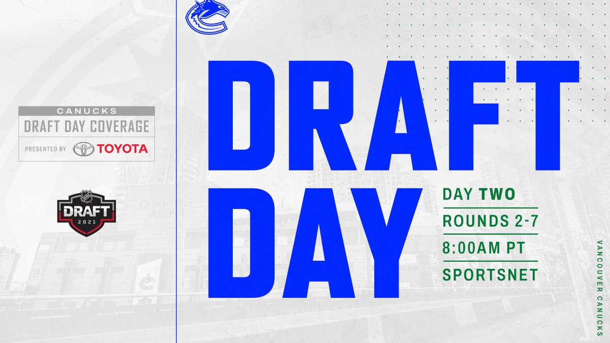 Canucks's tweet photo. Good morning #Canucks fans! ☕️ Who is ready for rounds 2-7?
#CanucksDraft | @ToyotaPacific https://t.co/Q8dxKLon2v