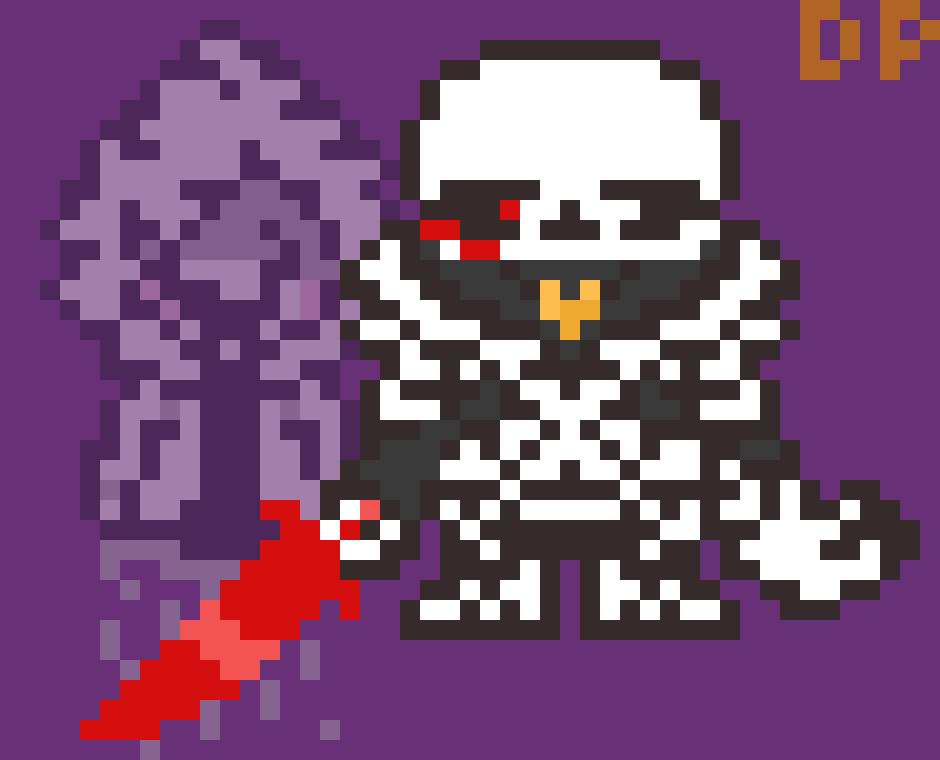 Pixel art sans oc by XtaleUnderverse on DeviantArt