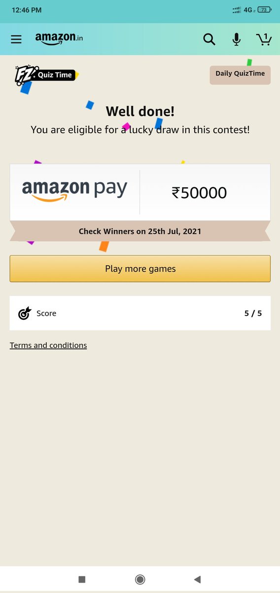 shahidaligour's tweet image. #AmazonQuiz
#AmazonQuizAnswer
#QuizTime
#DailyQuizTime
#Funzone
#QuizTimeMorningWithAmazon
#Amazon
@amazon
@amazonIN
@amazonpay
@shahidaligour