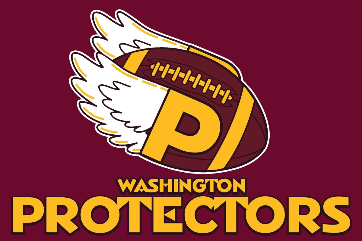 My nomination for the next @WashingtonNFL name and logo ... completely not inspired by the new @Indians logo. #protectors #nfl #WashingtonFootball #ClevelandGuardians https://t.co/vIM1DOyvE6