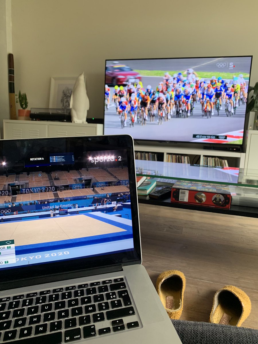 Volgens mij zijn de Olympische Spelen begonnen.