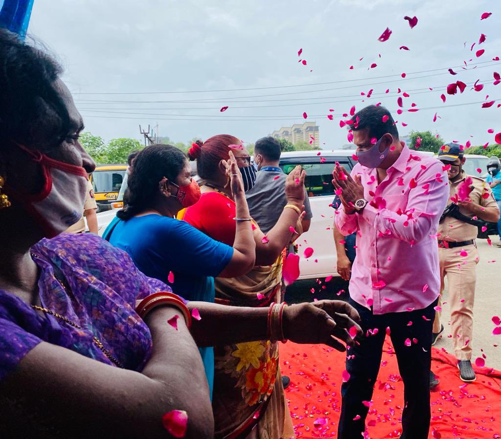 AslamShaikh_MLA's tweet image. Free vaccination camp for 100 #transgender’s by 'Triveni Samaj Vikas Kendra' today in my constituency at Malvani, Malad (W). I appreciate the initiative. 
#VaccinationDrive
