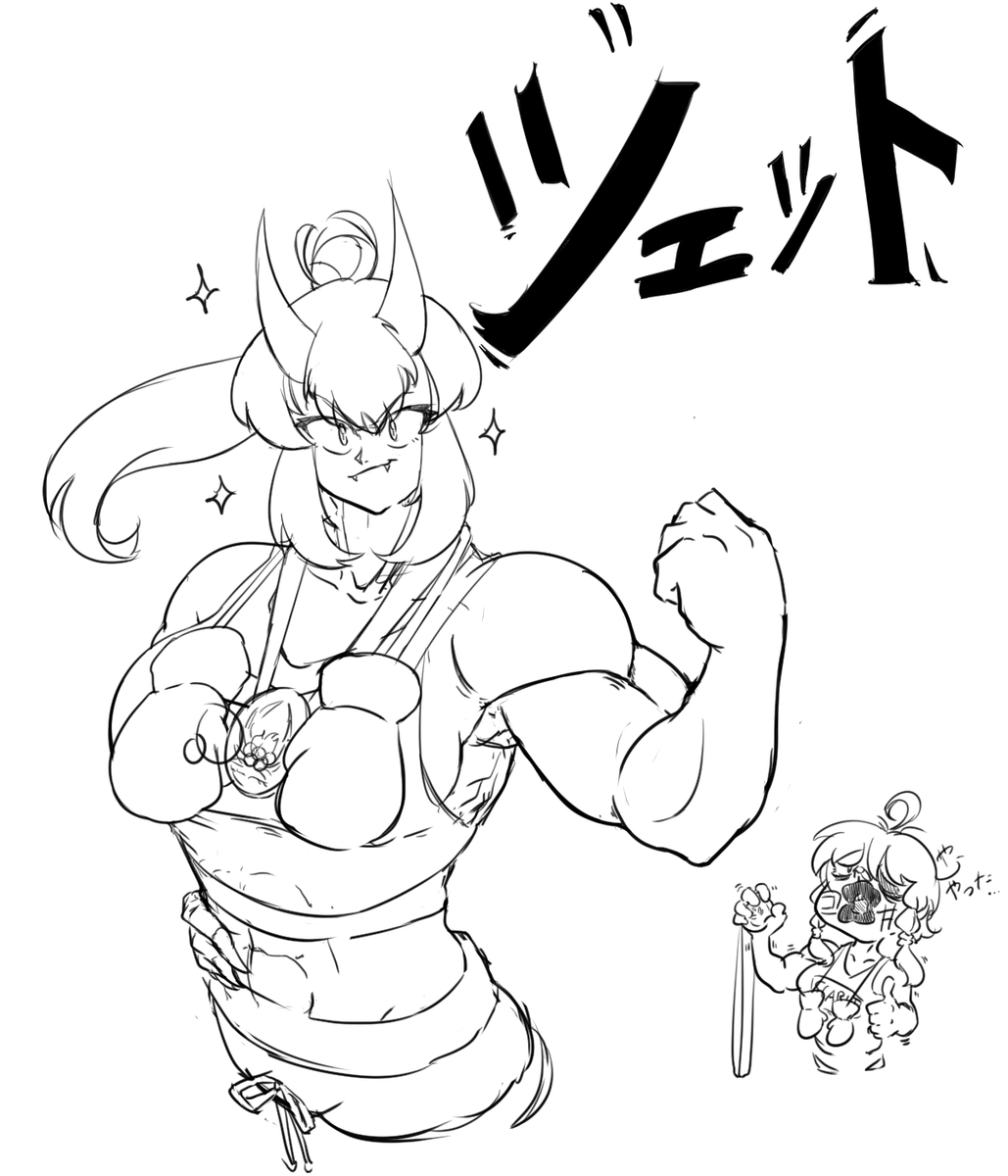 bichijojo's tweet photo. with the Olympics now underway, these girls are ready to take the gold! Enjoy these fun sketches I did to celebrate the 2020 Olympics! Props to @haremondev for the characters! #haremon https://t.co/Uv34r83oGO