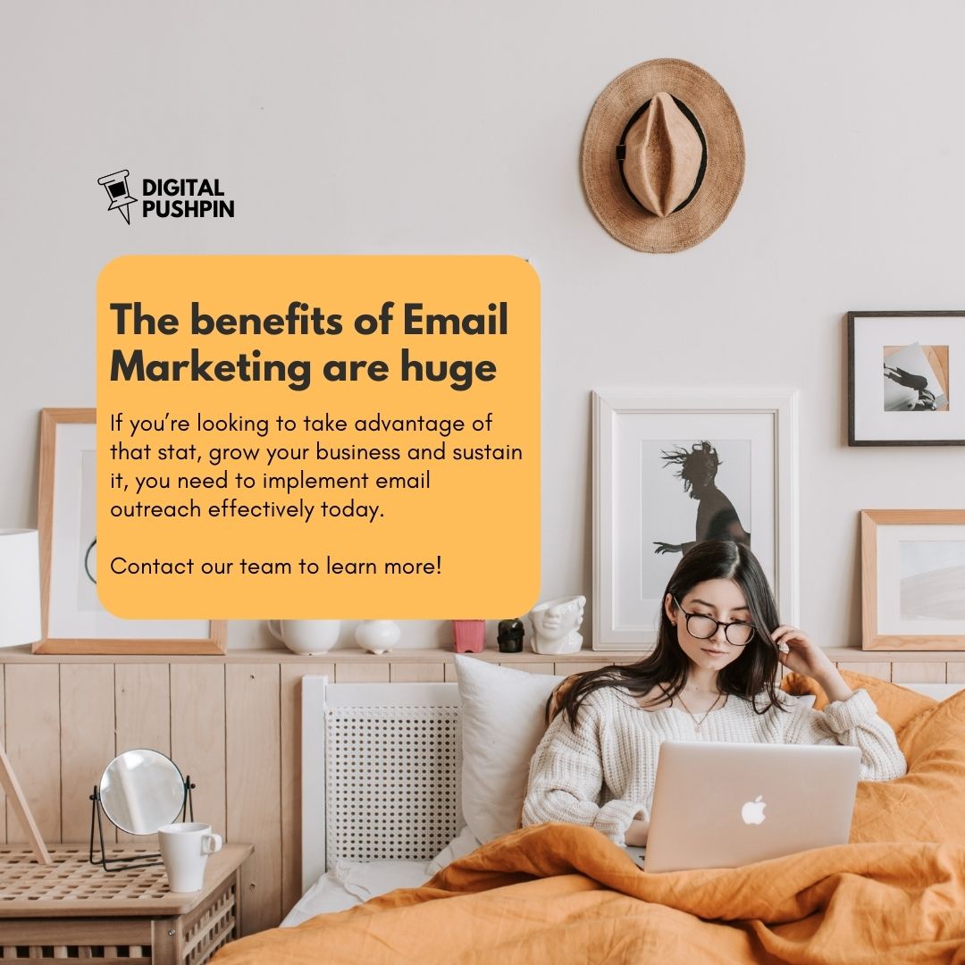 DigitalPushpin's tweet image. An email list is a marketer’s godsend. Not only is this a direct line to your target audience, but you’re talking to a group of people who clearly love your brand so much they have invited you into their inboxes.