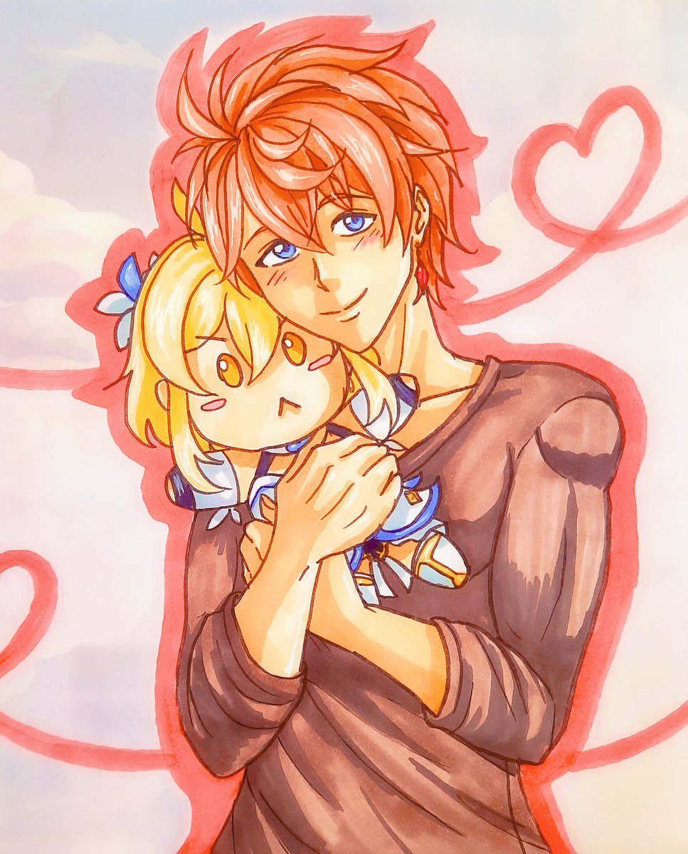 Erodaicon_art's tweet photo. Plushes 🧸

#Genshin_Impact #GenshinImpact #genshinimpactfanart #Lumine #Childe #Tartaglia
 #chilumi #原神 #ChilumiWeek2021 @ChilumiWeek https://t.co/q0XoNFd4iv