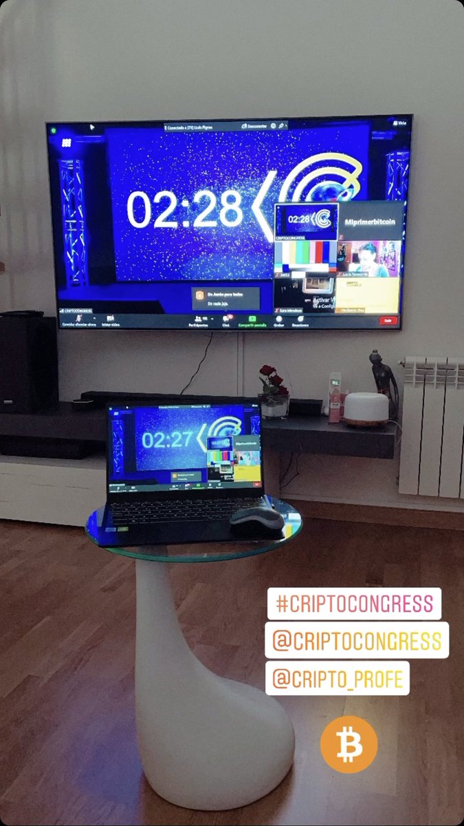 MiprimerBTC's tweet photo. #criptocongressday #Saturday #Bitcoin @CriptoProfe #criptocongress #stayathome #fucksystem #iacceptbitcoin #fuckfiat #criptocongreso #HODL #imnotselling https://t.co/rcI7LJePN8