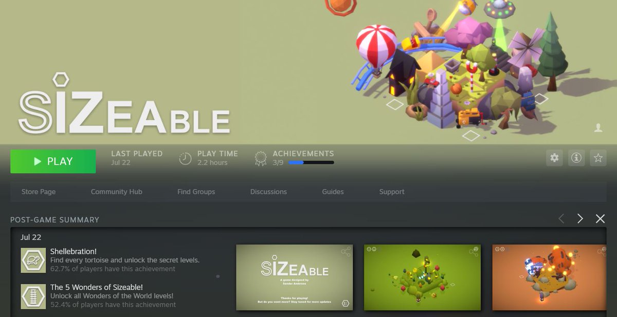 DeadeGuard98's tweet image. #1UPIndieSpotlight @goose_business' #Sizeable is a breath of fresh air. A tall drink of water. AND more~

Such a lovely experience to pass the time and for a pick-me-up, giving the cog a good spin.

The strong nature theme in its visuals and puzzles make it even more feel-good~~