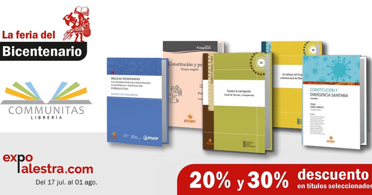 libercommunitas's tweet image. ¡Tenemos grandes ofertas de @PalestraEditors hasta el 1 de agosto!

Revisa los libros en oferta en el link:

communitas.pe/es/ofertas

#ofertas #palestra #leer #libros #libreriacommunitas