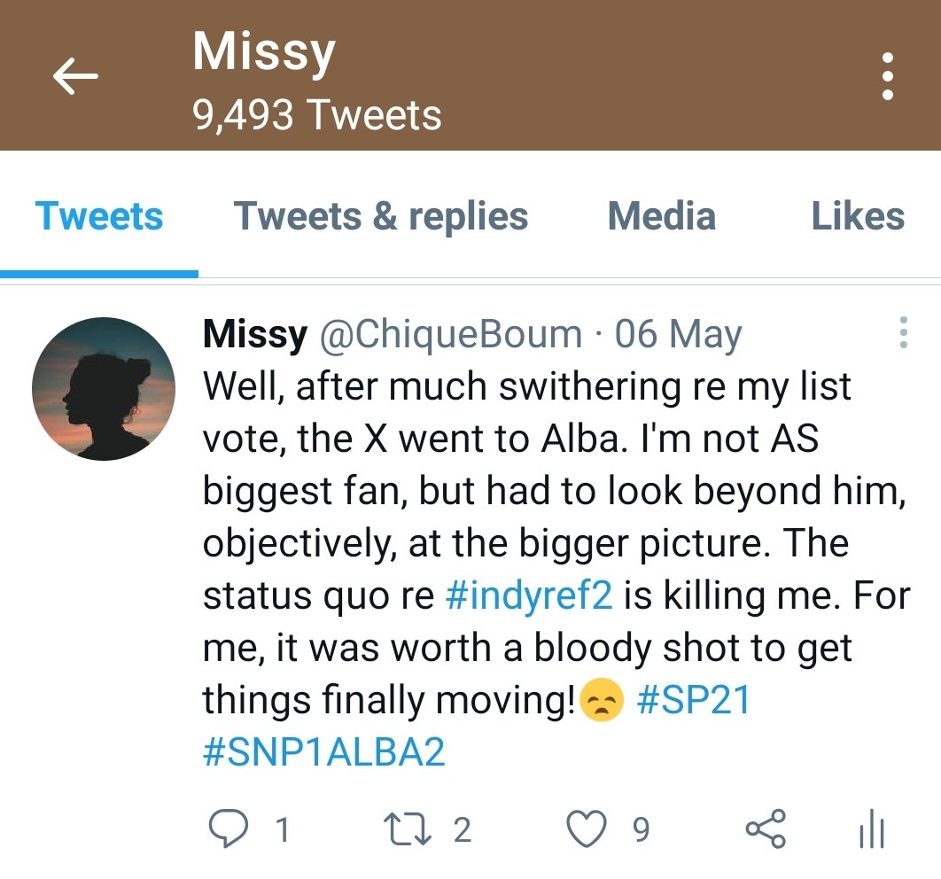 ChiqueBoum's tweet photo. @TDebrati @AlbaParty Aye...I did 🙄 https://t.co/bnOGRVn8m7