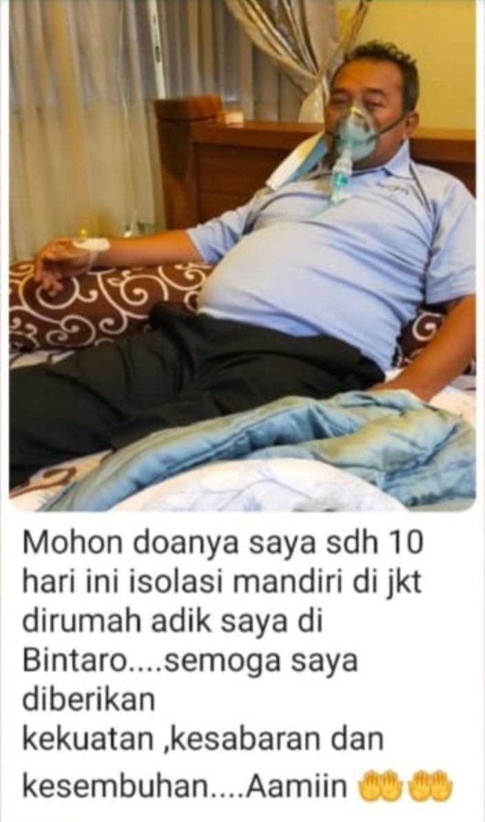 Mendoakan mas Icuk Sugiarto yang sedang berusaha menyembuhkan diri, agar cepat pulih dan beraktivitas kembali seperti biasa. Amin.