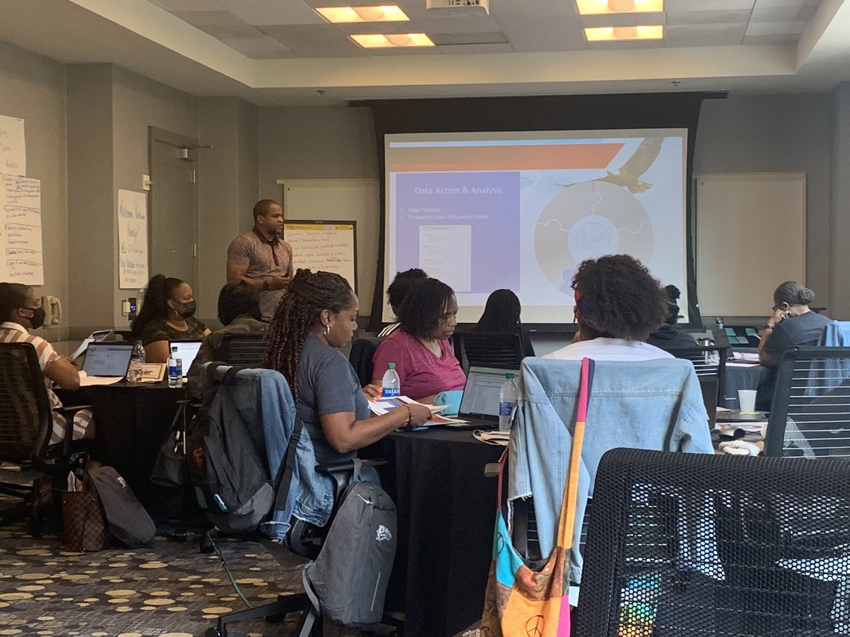 DrTamaraCandis's tweet photo. Had the pleasure of spending time with the Parklane leadership team as they spent the day analyzing their data and linking it all together for student success @asanders_PES @KeenyaJ @LetMeTeachplz @lelemillerzion1 @Msgray_withanA @AshleyRucker85 @TeachSingleton #PESBackAtit https://t.co/Rwj7sJWaU4