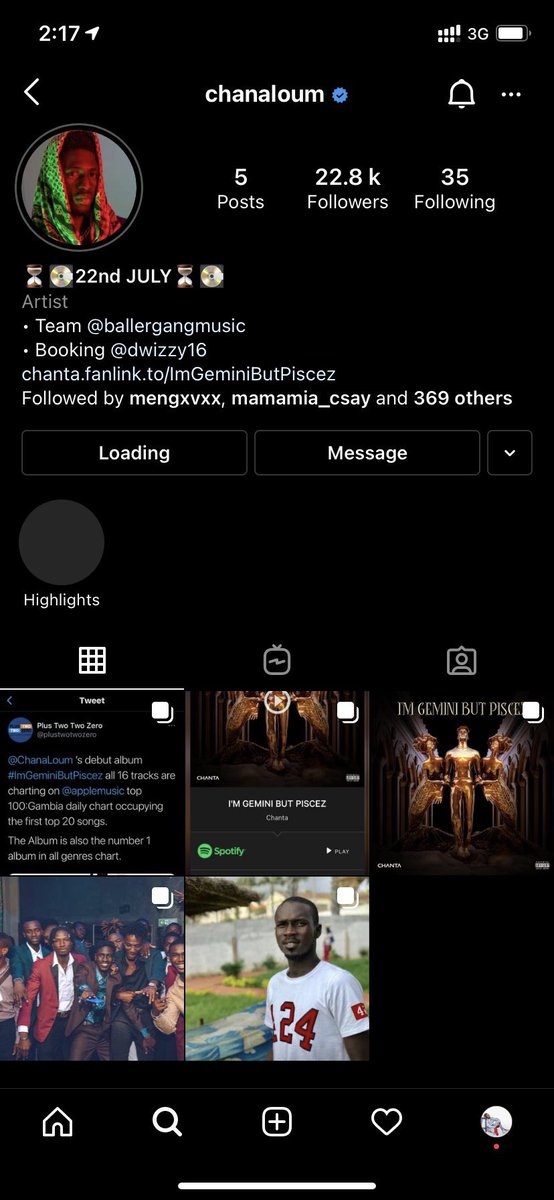 ArlvinAlieu's tweet photo. Album dropped and my brother got verified on Instagram. 😭😭😭😭😭 brooo I am crying!!!

@premiumbusiness please check out #IAmGeminiButPiscez and @ChanaLoum https://t.co/ltJNqzOn5g