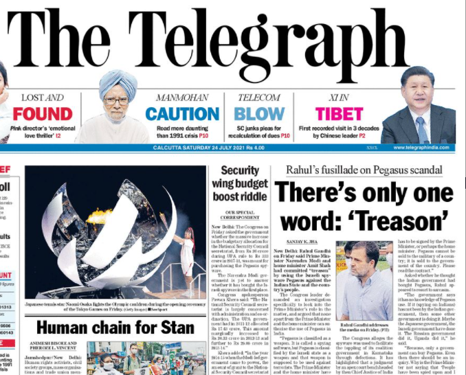 anujdhar's tweet photo. I never heard anyone say "treason" in Bengal when it came to light that intelligence about Netaji was shared by the Nehru govt with the British. Did you? https://t.co/XXcnR55f3e