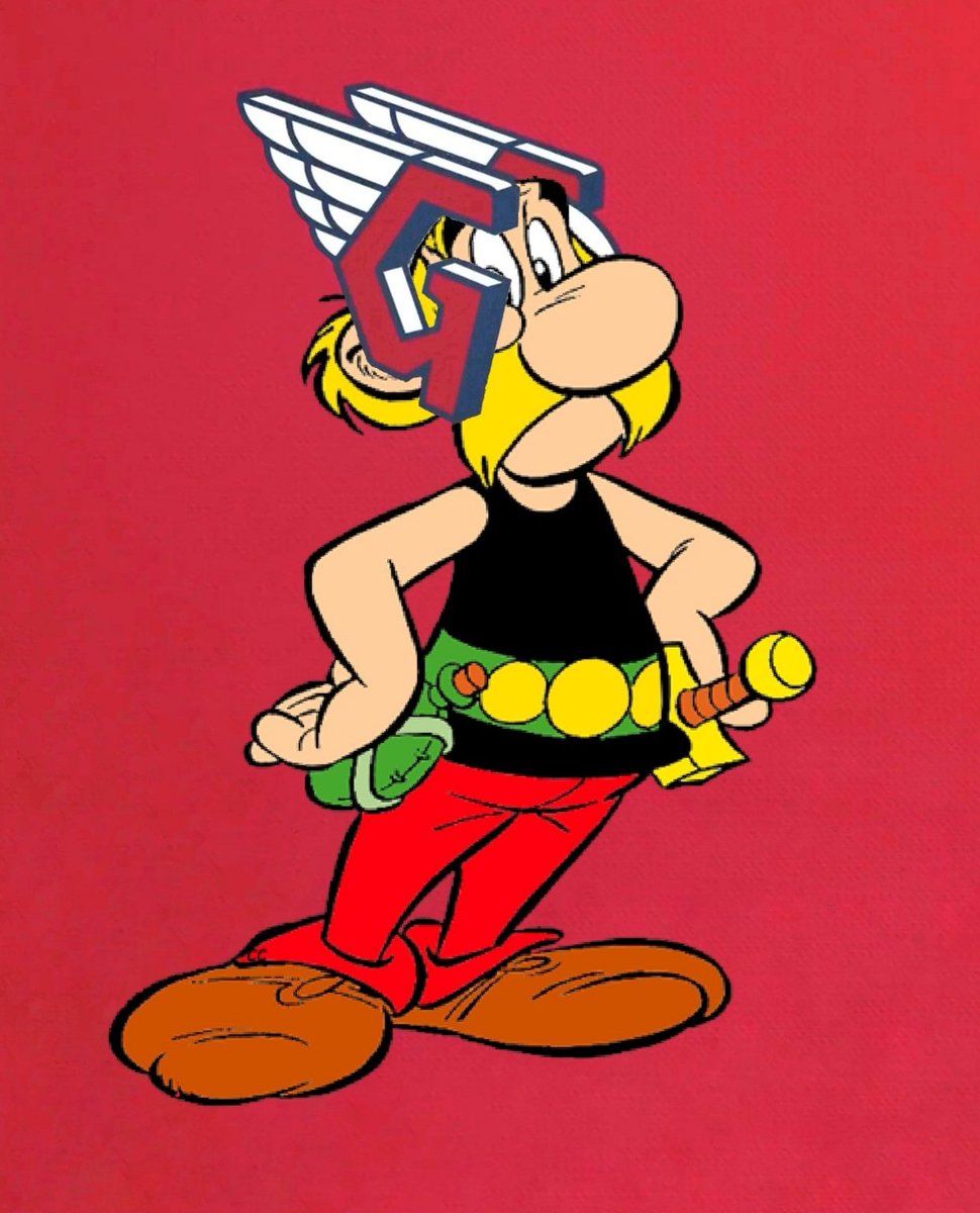 eitheror's tweet image. When I saw the new #ClevelandGuardians logo for the upcoming @Indians name change, all I could think of was my favorite PED abuser, @asterixofficiel. (I mean, that magic potion *has* to be on the banned substance list, right?)