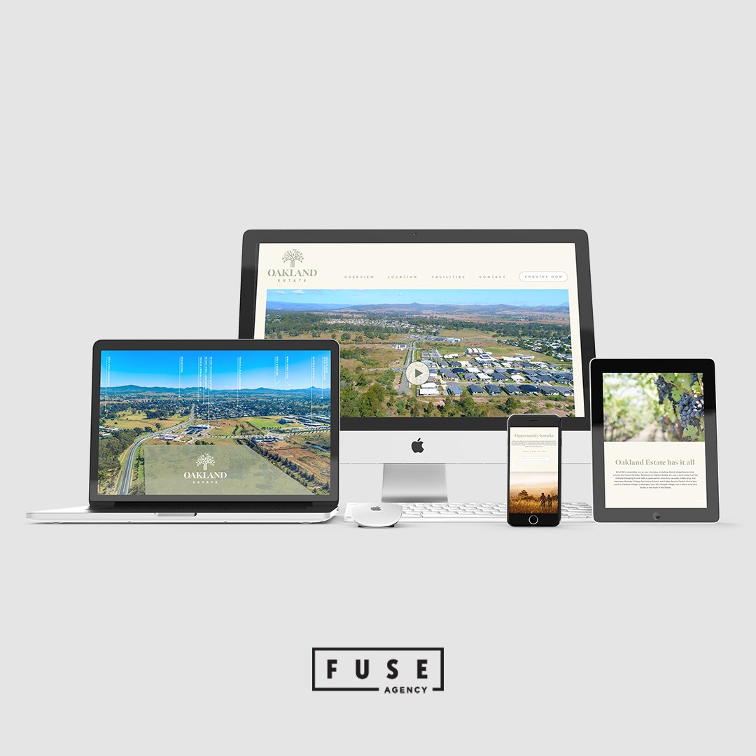 FuseAgencyAU's tweet photo. We love bringing a brand together. Check out our recent work on Oakland Estate. We refreshed the branding and went on to create Aerial and Site Maps, and designed and built the website.https://t.co/GMLn5SjUby https://t.co/wubUexB79d