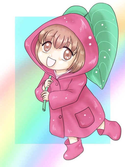 レインコートのtwitterイラスト検索結果