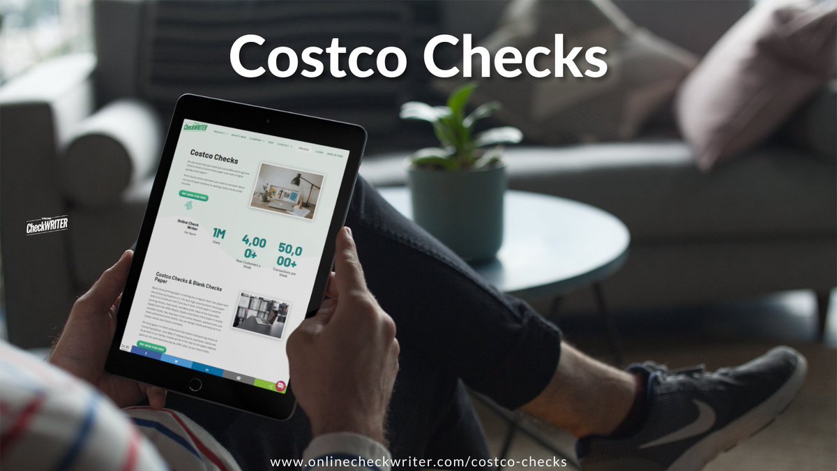 webcheckwriter's tweet photo. https://t.co/UBGkWRWD6T
Printing checks from home has many advantages over ordering pre-printed checks from Costco Checks. You can save up to 80 % by printing checks from home on-demand using OnlineCheckWriter.
#CostcoChecks #PrePrintedChecks #CostcoChecksOrders https://t.co/R5TvwuNe7f