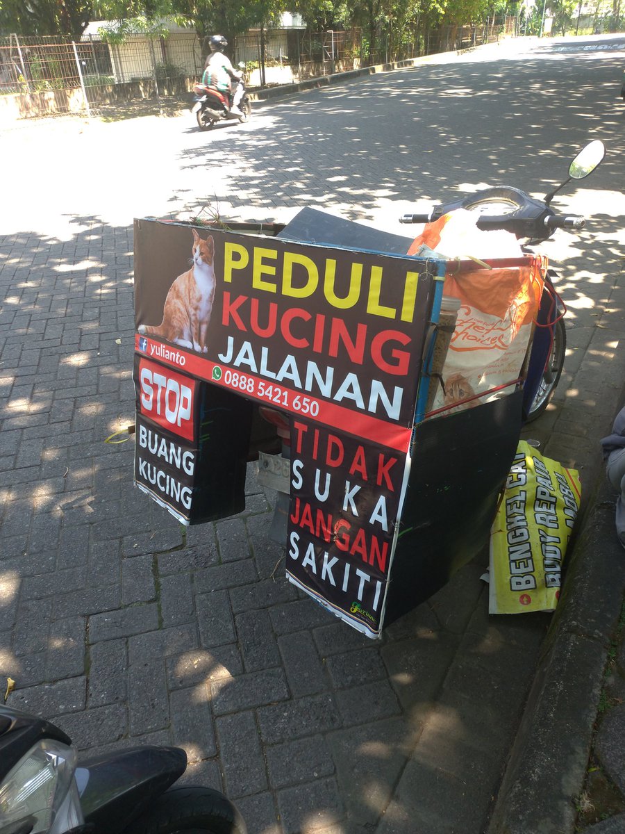 ZOO_FESS's tweet photo. Zoo tadi aku ketemu pak Yulianto, beliau sering rescue kucing dan anjing jalanan. Beliau bawa berobat dan rawat sampai sehat. Mungkin kalo temen-temen berkenan membantu beliau, bisa hubungi beliau di nomor tertera ya.

Oh iya mungkin kalian sempet liat anjing putih yg (cont) https://t.co/bSjjCNlfY8