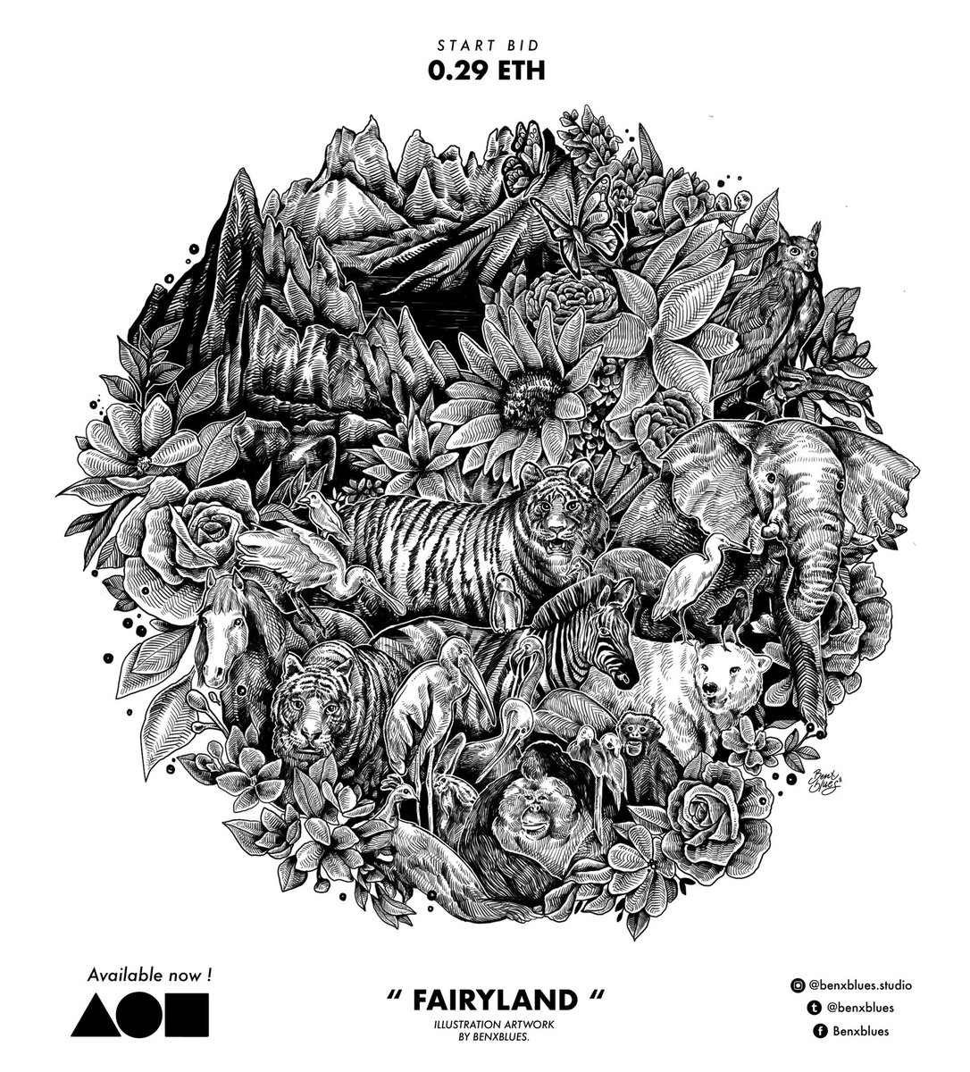 I just listed my frist NFT "FAIRYLAND"
@withFND  So exciting ! Start bid : 0.29 ETH
come to see me ! : foundation.app/@benxblues
#foundationapp #cryptoart #NFTART #NFTartists #NFT
More contact : linktr.ee/benxblues