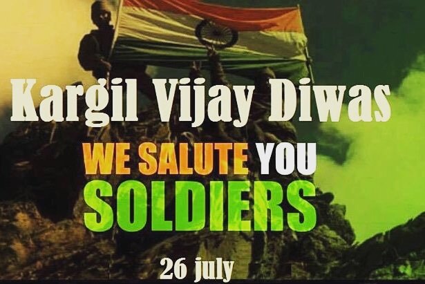 NCptc's tweet photo. Kargil Vijay Diwas is celebrated on 26 July every year in honour of the Kargil War's Heroes. This day is celebrated in the Kargil–sector and the national capital New Delhi, where the Prime Minister of India pays homage to the soldiers at Amar Jawan Jyoti at India Gate every year. https://t.co/TjKYck5T1H