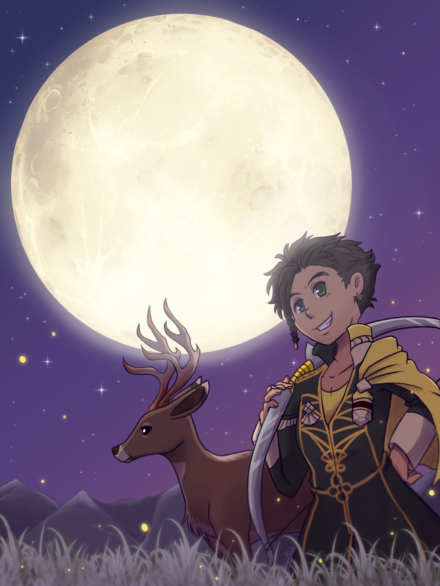 Kilala_4's tweet image. Happy Birthday Claude von Riegan, best deer lad to be born under the full buck moon. So poetic 🦌✨🌕💛🐉

#クロードフォンリーガン生誕祭2021 #ClaudeVonRiegan #FE3H