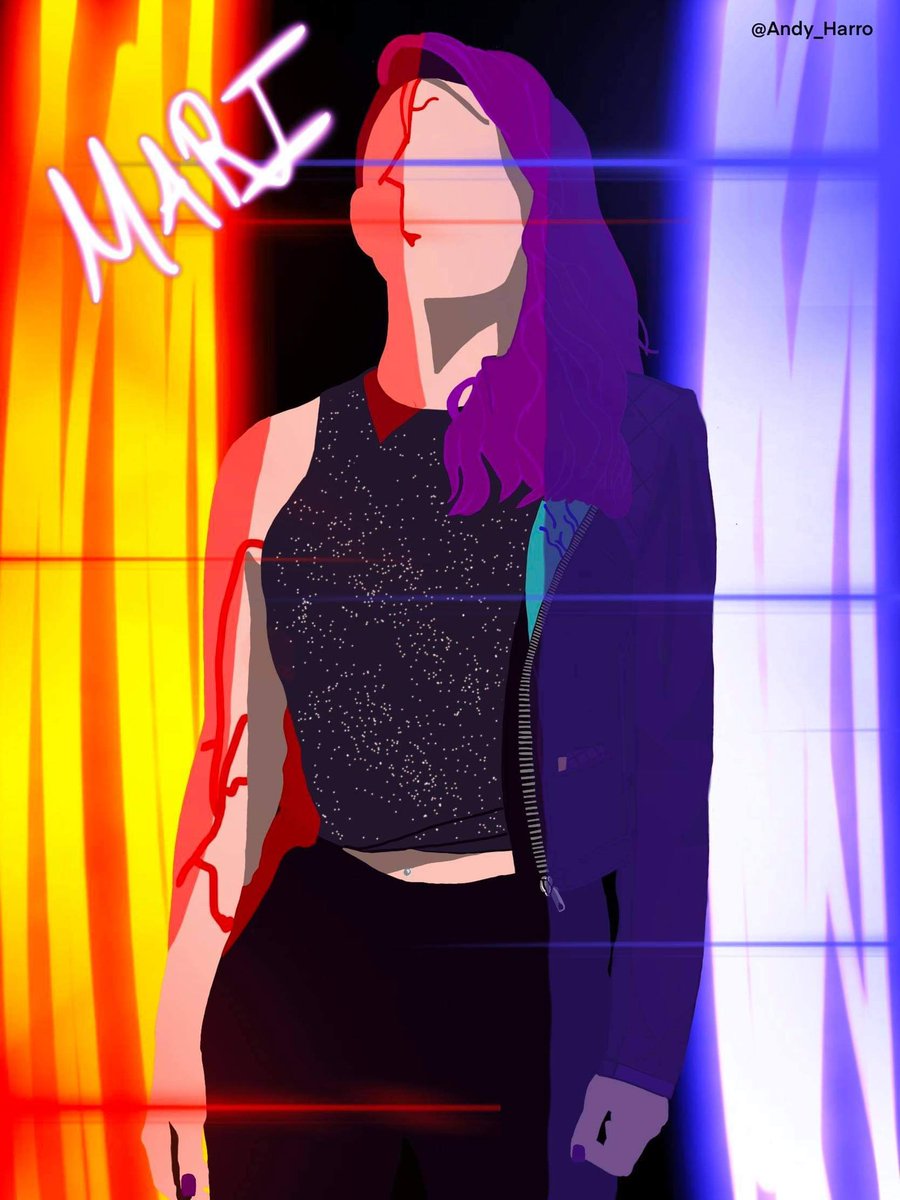 Andy_Harro's tweet photo. Had an enjoyable “chill” @AtomicMari stream yesterday and started this during the stream, finished 5 mins ago hope you like it Mari… oh and #fuckCalvin🖕🏼 https://t.co/9Ak1FFcNzz