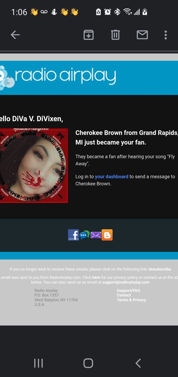 MissNudeMusic's tweet photo. #MMIW thank you Cherokee Brown for joining the family! I support you because you support me https://t.co/CF1fqO64Yl