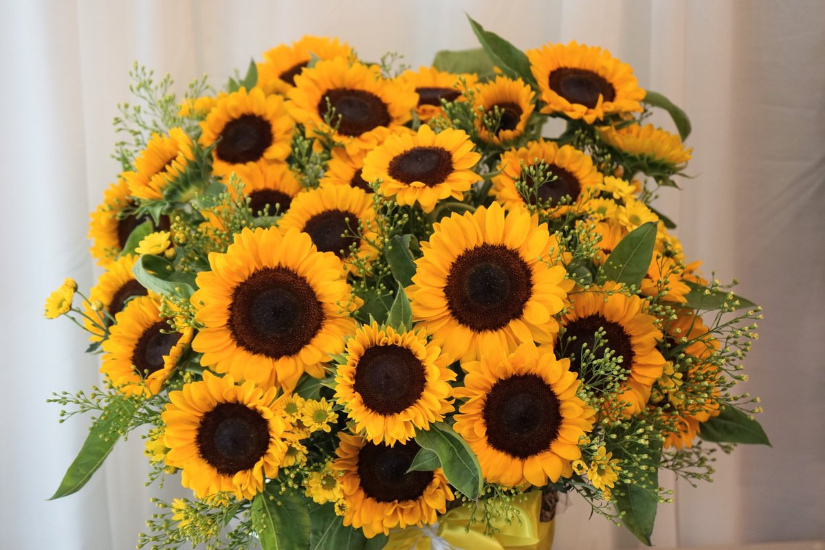 flowergiftkorea's tweet photo. A daughter-in-law received a beautiful and full of sunflowers In a basket to congratulate a new baby 👶 in their family.
Sunflower is the perfect gift for any occasion, especially in the summer season.
#summer #sunflower
#beautifulflower
#korea #seoul #flower #yangjae #korea https://t.co/wmXCJsOLkM