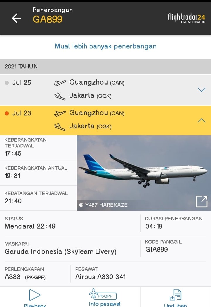Minang_cyber's tweet photo. Dengar" kemaren @Kemenkumham_RI Yosana hentikan penerbangan dari luar negeri ya..??? Guangzhou - Jakarta tgl 23 Juli 2021 dan yg akan masuk tgl 25 Juli 2021 
Dari Wuhan- Jakarta tgl 26 Juli 2021
Nanya nih @Kemenkumham_RI
Yg di hentikan apa nya ya..??? https://t.co/DVjuv5dpb9