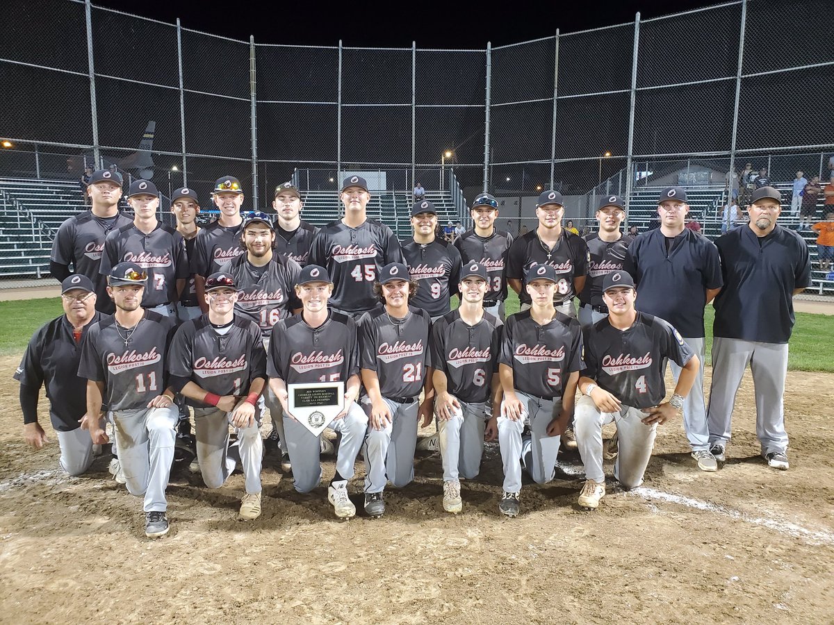 What a night! Congrats boys on making it back to state after winning 2 against a very good <a href="/bayportlegionbb/">Bay Port Legion Ball</a> team. Last win in grand fashion with a walk off Granny by Noah Berndt. Clutch pitching all night from Kaden Wright, Stenson, Tirpe, McCoy &amp; Jersey. On to Plover Tues @ 10am
