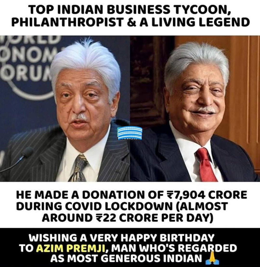 Happy Birthday Azim Premji Sir  