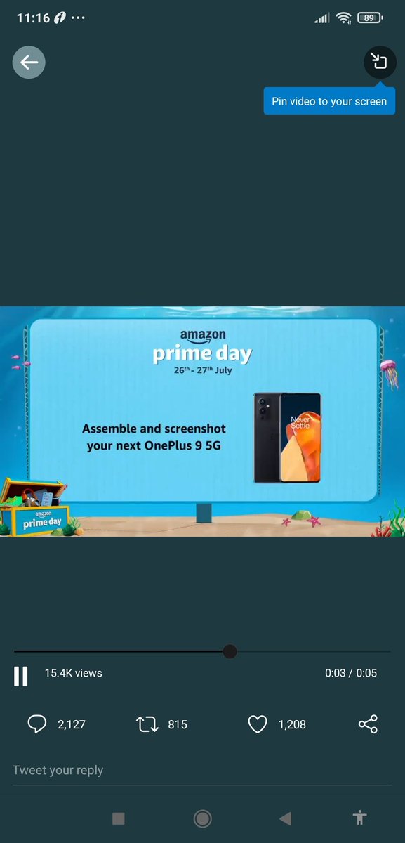 ShandilyaDevank's tweet photo. @amazonIN Love Amazon #SmartphonesOnAmazonPrimeDay #AmazonPrimeDayOnePlus95G https://t.co/FW5CR9Oeeg