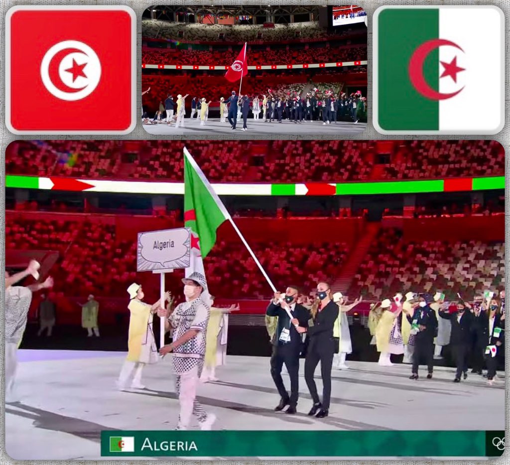 FearabAmerica's tweet photo. Enviamos un gran saludo y deseamos que tengan una excelente participación, todas las delegaciones de los países árabes que asisten a los Juegos Olímpicos de Tokio. Les dejamos algunas imágenes de la inauguración.
#fearabamérica #tokio2020 #arabteam https://t.co/VGR8lSKV8m