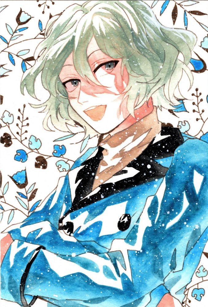 5月に描いたイラスト達で トランプの擬人化を描きました 上左から スペードの Potatoのイラスト