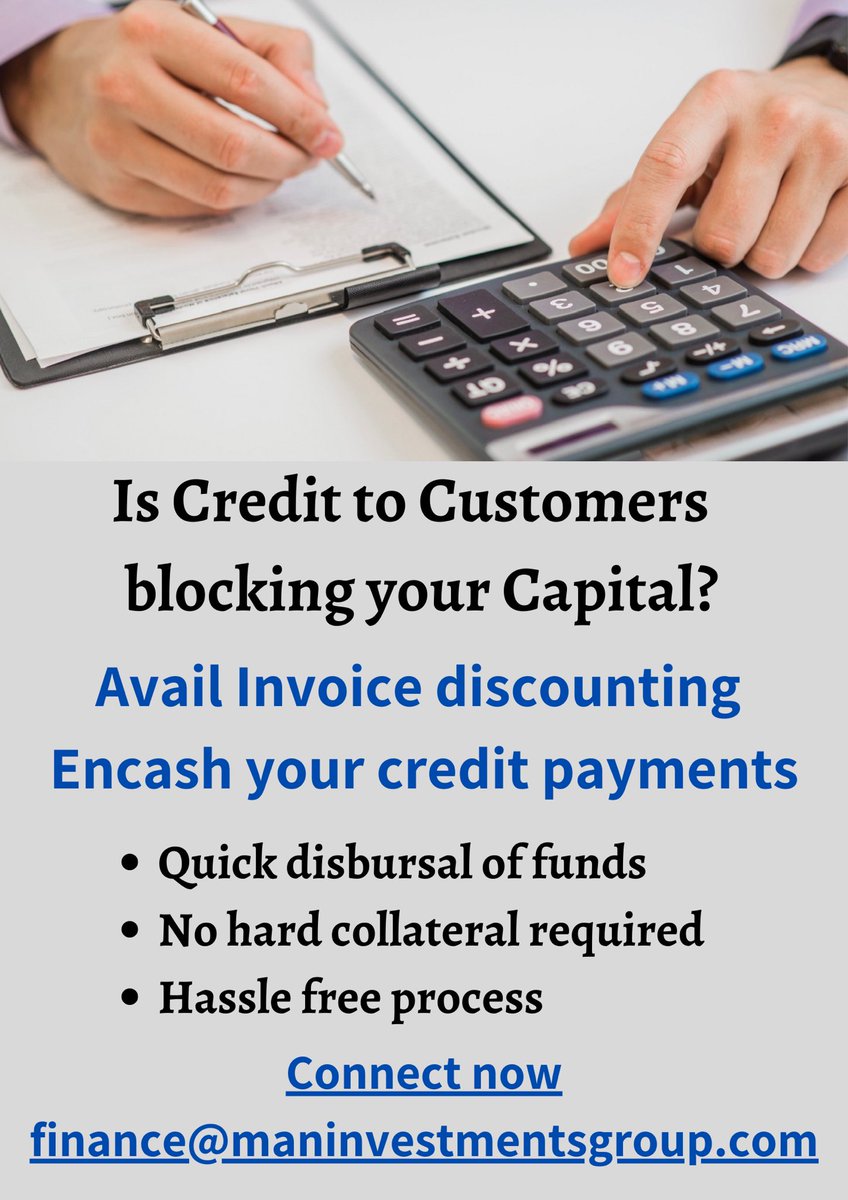 InvestmentsMan's tweet photo. #cashflow #workingcapital #funding #invoicefinance #msmeindia https://t.co/RR3dCFoxb9