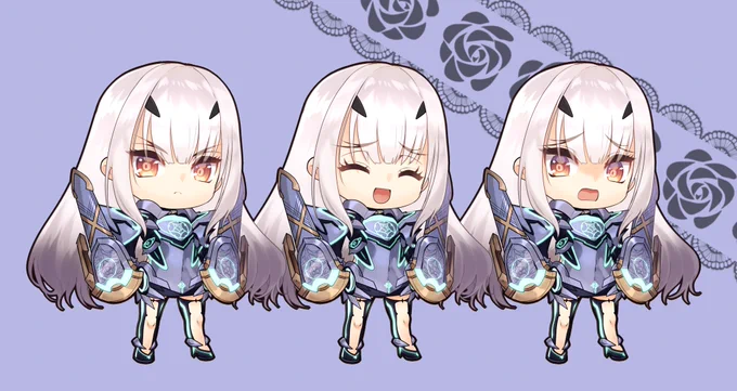 ラン子ちゃん…もとい妖精騎士ランスロットちゃんできました～!!
表情豊かで好き!
#FGO 