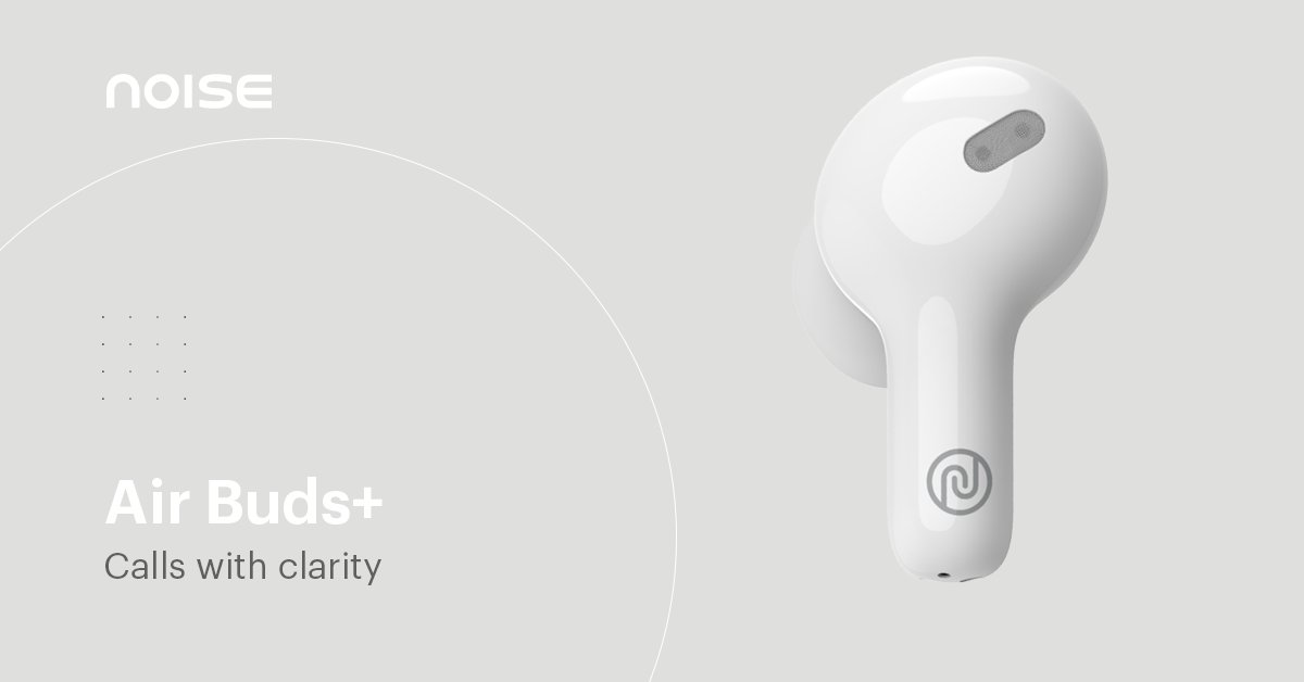 gonoise's tweet photo. Get the clarity you deserve with the upcoming #AirBuds+. 
The exciting #NewLaunch in #NoiseAudio that you would really want to grab.
#NoiseAudio 
#PrimeDayLaunch https://t.co/JjOX9EsDTy