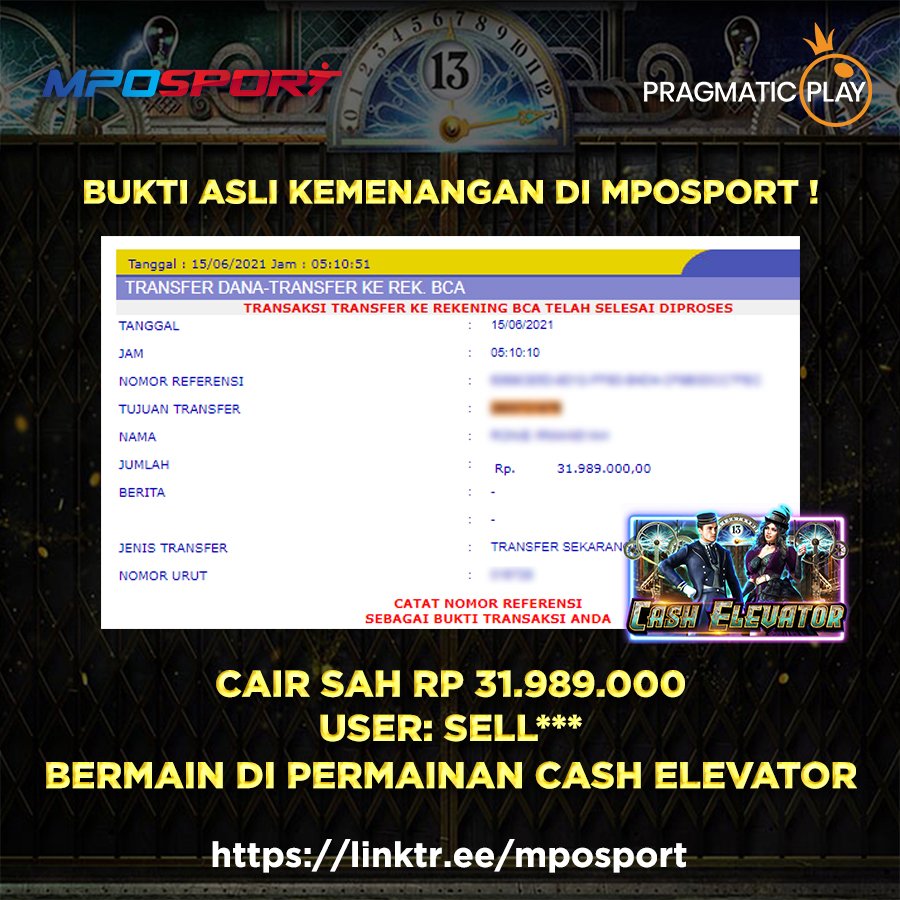 mposport's tweet photo. Selamat Atas Pemenang user id : Sellxxx
Mposport
Play with limit. win Unlimited
#mposport #mposportofficial #gameonline #gameonlineindonesia #slot #slots #slotonline #slotgame #slotindonesia #slotgames #slotmachine #pragmatic #pragmaticplay #slotpragmatic #habanero #slothabanero https://t.co/6kFGq7SBiT