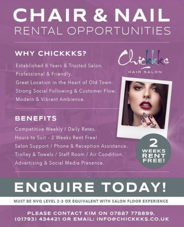 Hair Salon Chair Rental